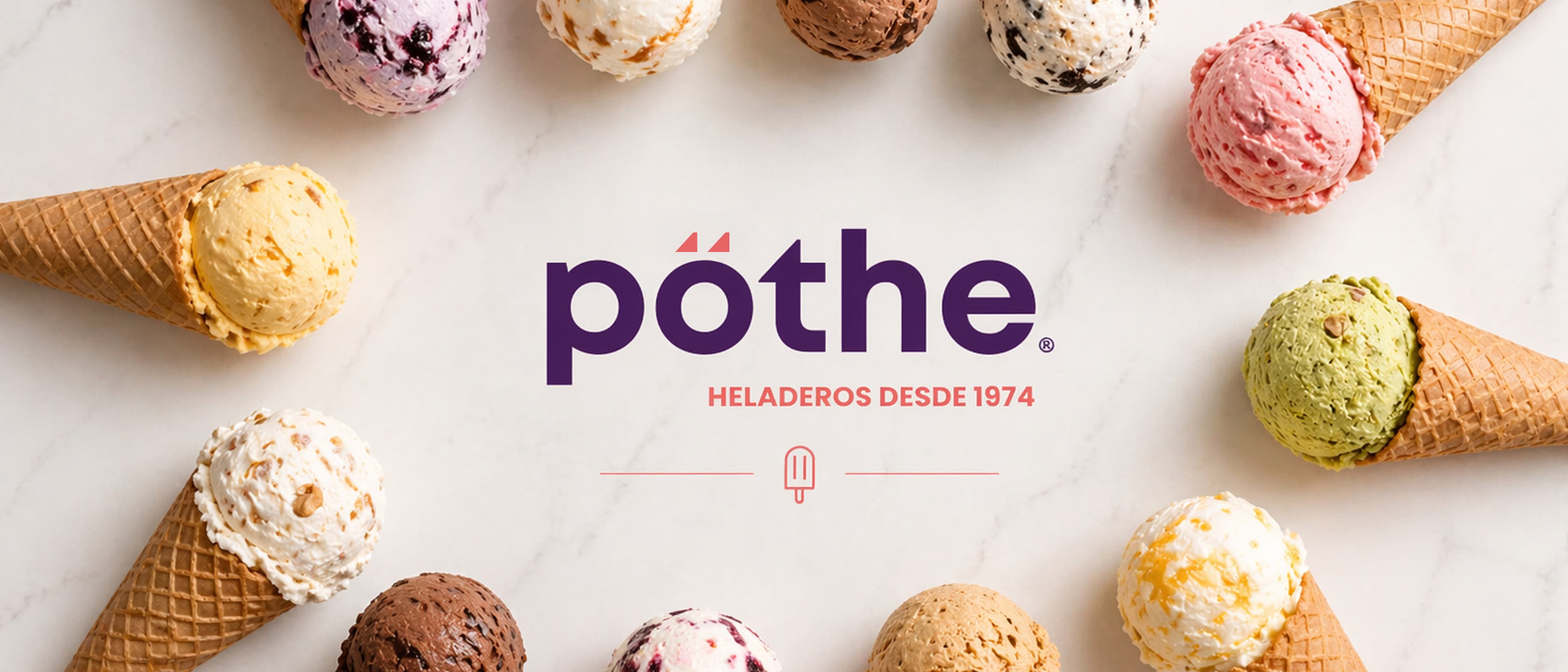 Mockup final del sitio web de pöthe mostrado en múltiples dispositivos